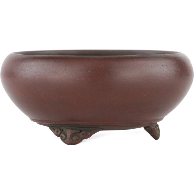 Vaso bonsai rotondo non smaltato di Bigei - 80 x 80 x 33 mm