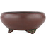 Round unglazed bonsai pot by Bigei - 80 x 80 x 33 mm