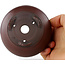 Round unglazed bonsai pot by Bigei - 92 x 92 x 32 mm