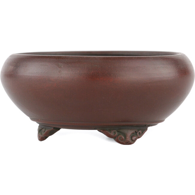 Vaso bonsai rotondo non smaltato di Bigei - 80 x 80 x 33 mm