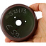 Pot à bonsaï rond non émaillé par Bigei - 80 x 80 x 33 mm