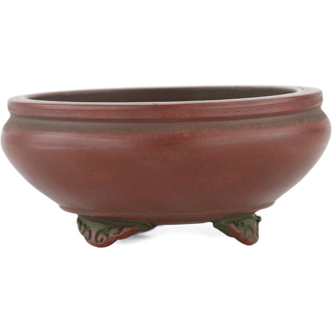 Pot à bonsaï rond non émaillé par Bigei - 68 x 68 x 29 mm