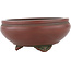 Runder, unglasierter Bonsaitopf von Bigei – 68 x 68 x 29 mm