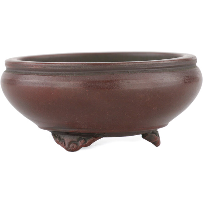 Vaso bonsai rotondo non smaltato di Bigei - 68 x 68 x 29 mm