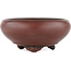 Round unglazed bonsai pot by Bigei - 70 x 70 x 28 mm