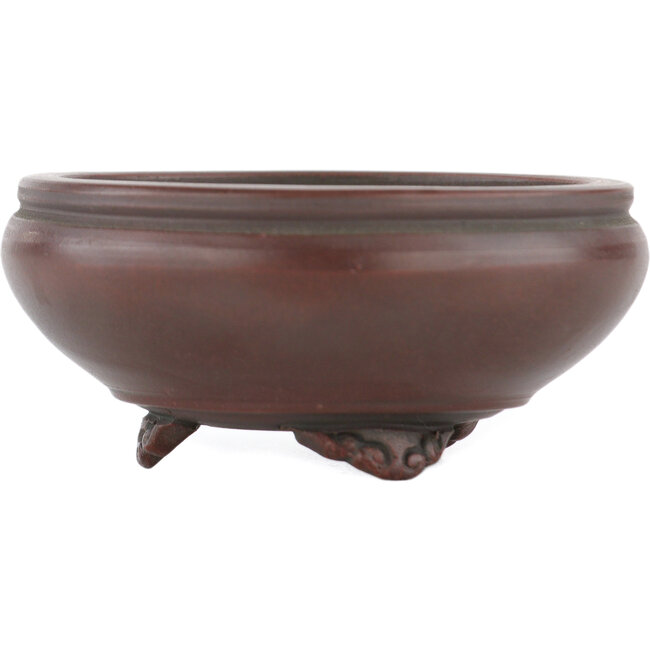 Vaso bonsai rotondo non smaltato di Bigei - 68 x 68 x 29 mm