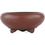 Round unglazed bonsai pot by Bigei - 70 x 70 x 28 mm