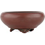 Round unglazed bonsai pot by Bigei - 70 x 70 x 28 mm