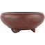 Round unglazed bonsai pot by Bigei - 70 x 70 x 28 mm