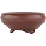 Round unglazed bonsai pot by Bigei - 70 x 70 x 28 mm