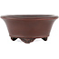 Round unglazed bonsai pot by Bigei - 70 x 70 x 30 mm