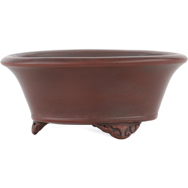 Pot à bonsaï rond non émaillé par Bigei - 70 x 70 x 30 mm