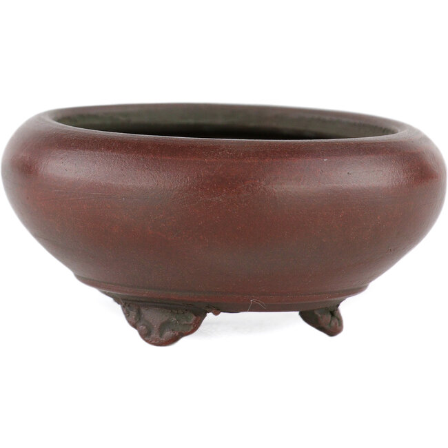 Pot à bonsaï rond non émaillé par Bigei - 50 x 50 x 22 mm
