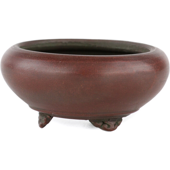 Pot à bonsaï rond non émaillé par Bigei - 50 x 50 x 22 mm