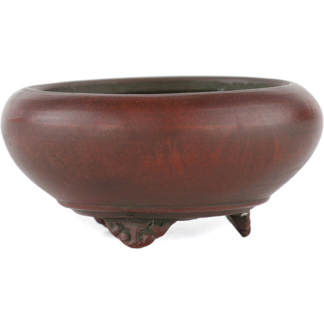 Pot à bonsaï rond non émaillé par Bigei - 50 x 50 x 22 mm