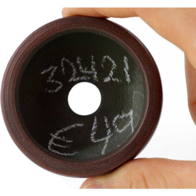 Pot à bonsaï rond non émaillé par Bigei - 50 x 50 x 22 mm