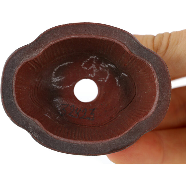 Vaso bonsai Mokko non smaltato di Bigei - 63 x 49 x 21 mm