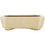 Rechthoekige beige bonsaipot van Hattori - 160 x 115 x 45 mm