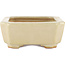 Rechthoekige beige bonsaipot van Hattori - 160 x 115 x 45 mm