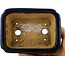 Pot à bonsaï rectangulaire bleu par Hattori - 145 x 110 x 50 mm
