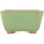 Maceta cuadrada para bonsái verde de Hattori - 91 x 91 x 46 mm