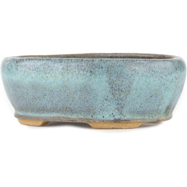 Vaso bonsai ovale blu - 125 x 113 x 42 mm