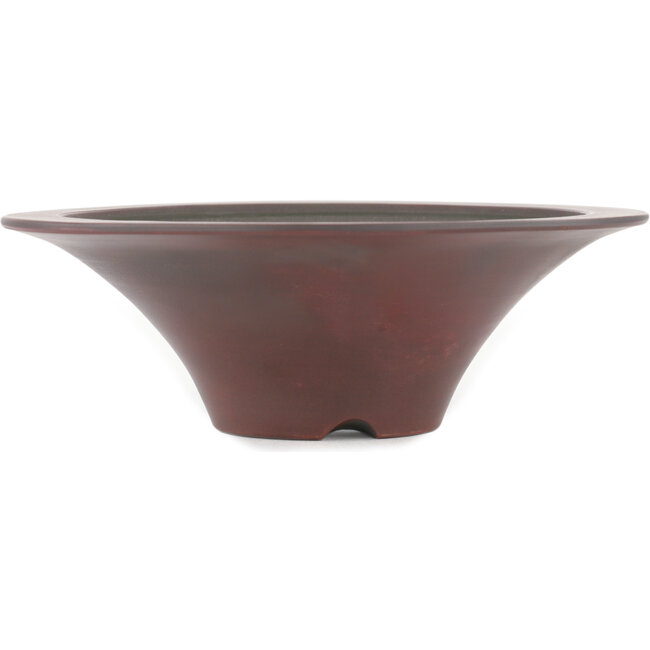 Pot à bonsaï rond non émaillé par Bigei - 182 x 182 x 55 mm