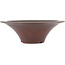 Round unglazed bonsai pot by Bigei - 182 x 182 x 55 mm