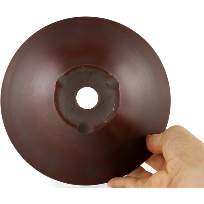 Runder, unglasierter Bonsaitopf von Bigei – 182 x 182 x 55 mm