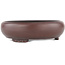 Round unglazed bonsai pot by Bigei - 185 x 185 x 55 mm