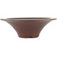 Round unglazed bonsai pot by Bigei - 180 x 180 x 55 mm