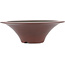 Round unglazed bonsai pot by Bigei - 180 x 180 x 55 mm