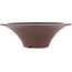 Round unglazed bonsai pot by Bigei - 180 x 180 x 55 mm