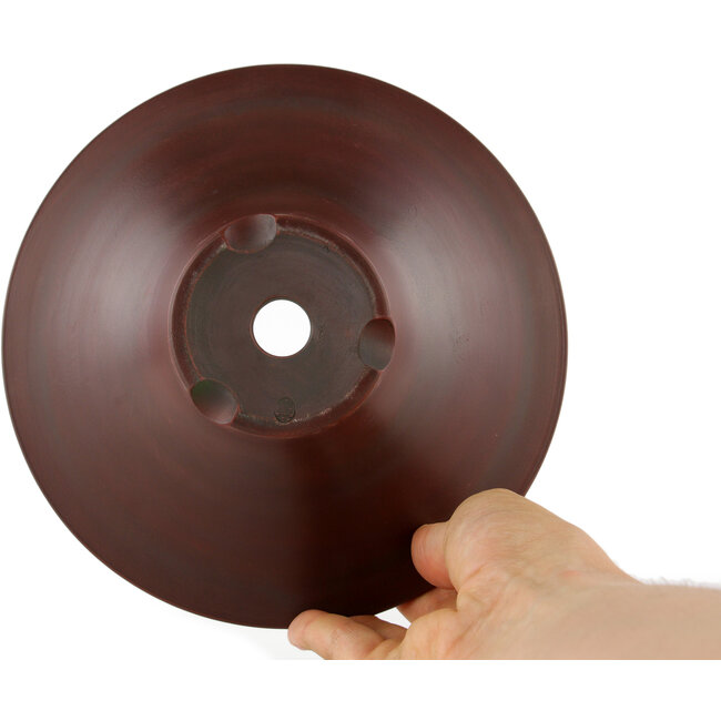 Pot à bonsaï rond non émaillé par Bigei - 180 x 180 x 55 mm