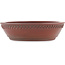 Oval unglazed bonsai pot by Bigei - 317 x 243 x 60 mm