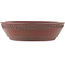 Oval unglazed bonsai pot by Bigei - 317 x 243 x 60 mm