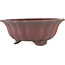 Lotus unglazed bonsai pot by Bigei - 250 x 250 x 95 mm