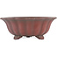 Lotus unglazed bonsai pot by Bigei - 250 x 250 x 95 mm