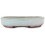 Pot à bonsaï ovale bleu par Heian Kosen - 175 x 153 x 30 mm