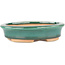 Oval green bonsai pot by Heian Kosen - 146 x 130 x 32 mm