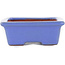 Pot à bonsaï rectangulaire bleu par Ikkou - 80 x 62 x 24 mm