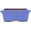 Rectangular blue bonsai pot by Ikkou - 80 x 62 x 24 mm