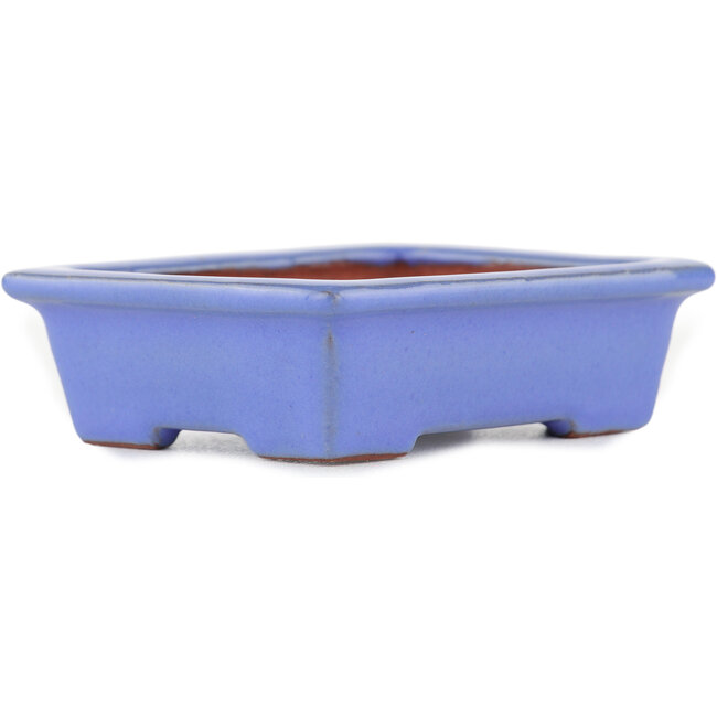Vaso bonsai rettangolare blu di Ikkou - 80 x 62 x 24 mm