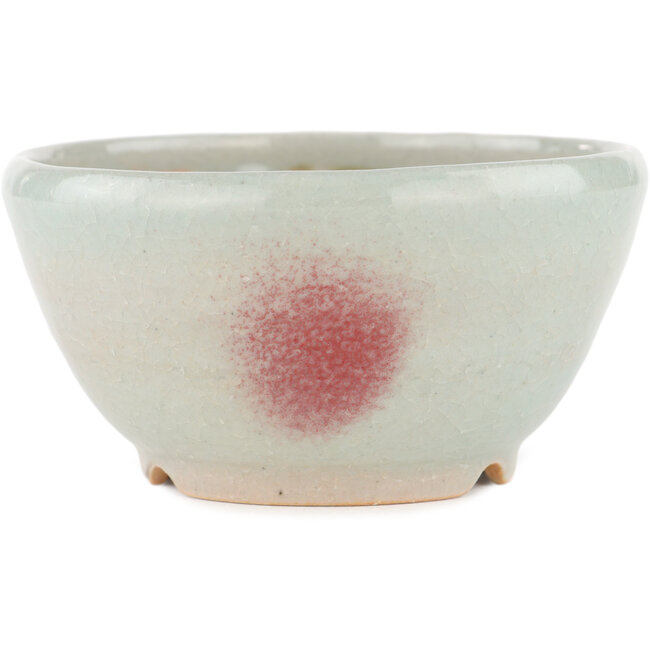 Maceta redonda para bonsái azul de Koyou - 112 x 112 x 60 mm