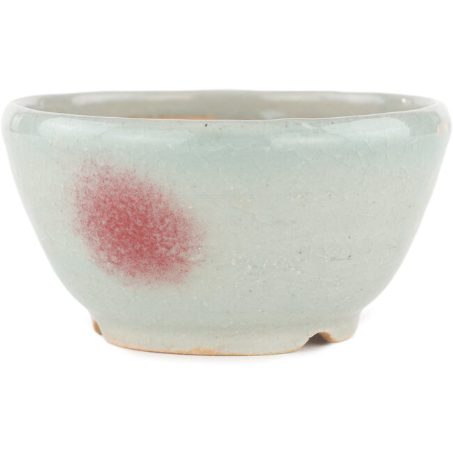 Vaso bonsai rotondo blu di Koyou - 112 x 112 x 60 mm