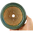 Maceta redonda para bonsái azul de Koyou - 130 x 130 x 55 mm