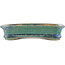 Rectangular green bonsai pot by Koyou - 166 x 118 x 32 mm