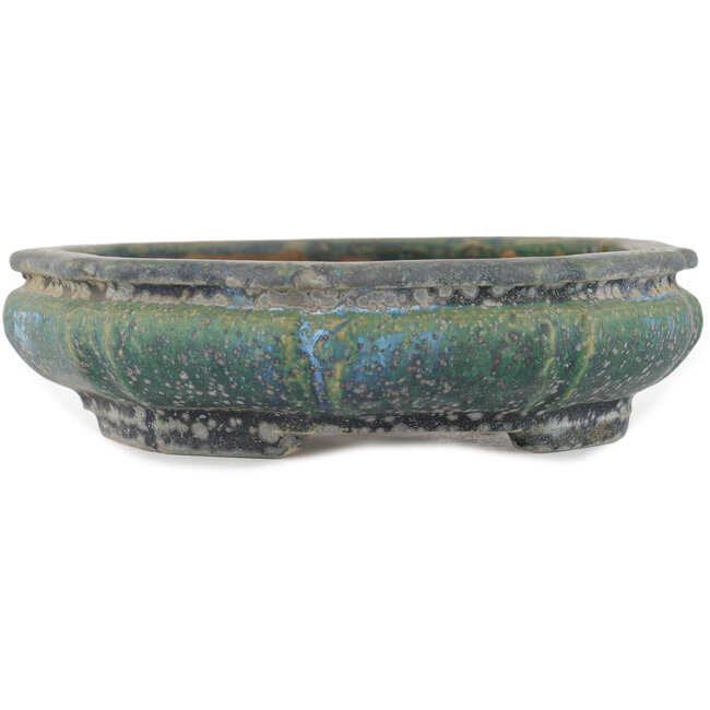 Lotusgrüner Bonsaitopf von Koyou – 155 x 155 x 40 mm