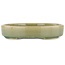 Oval green bonsai pot - 168 x 143 x 32 mm