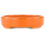 Ovale oranje bonsaipot - 168 x 143 x 32 mm